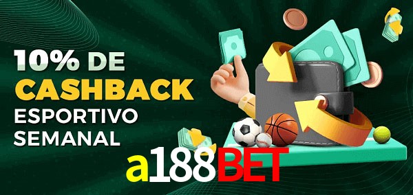 10% de bônus de cashback na a188bet